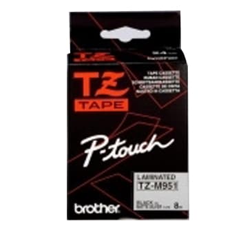 Fita Laminada 24mmx8mts PrateadoMate/Preto (Metalica)