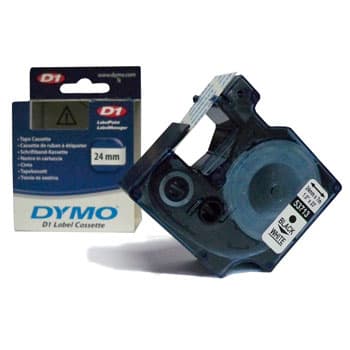 Fita Gravacao Dymo 24mmX7m Preto/Branco (53713)