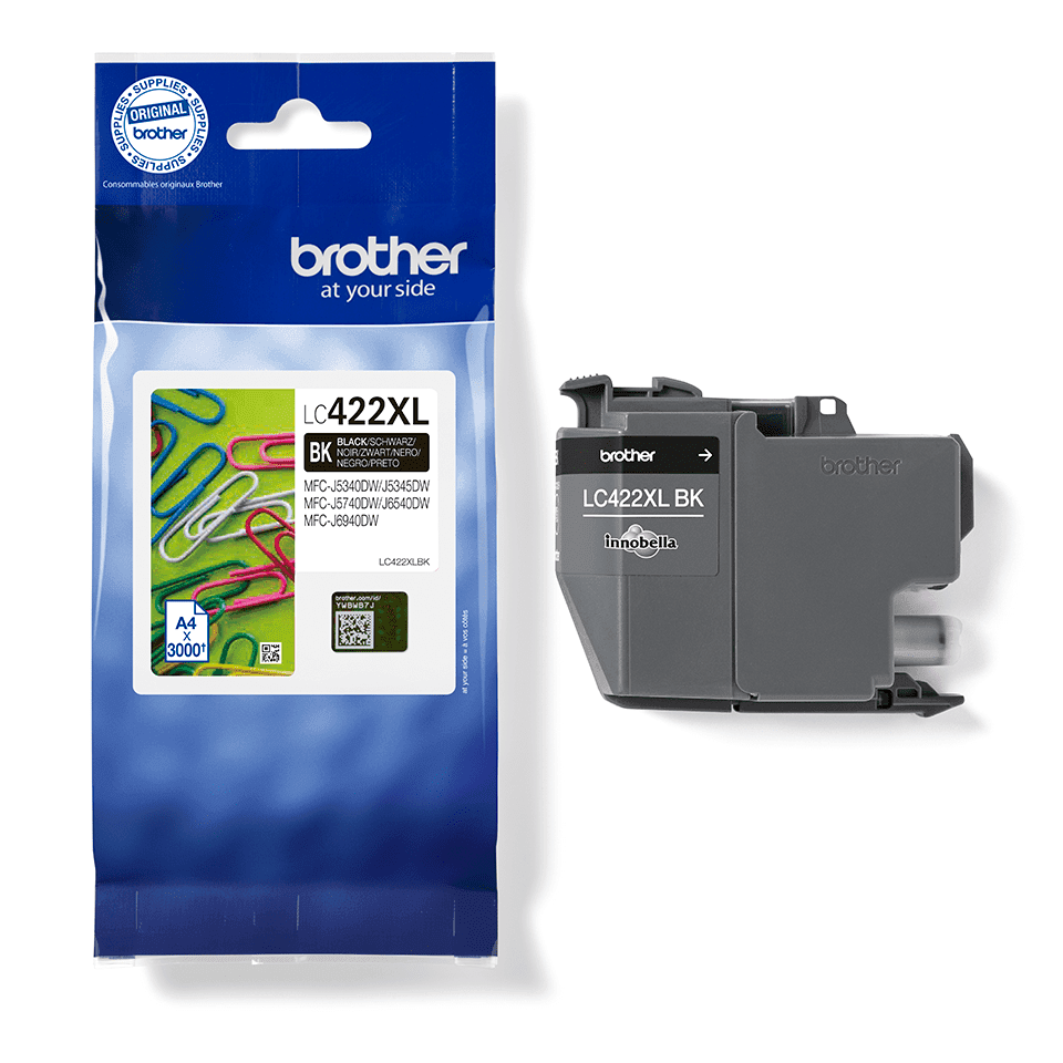 Tinteiro Brother LC422X LBK Preto 3000 Pág.