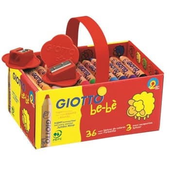 Lápis Cor Giotto Be-Be Schoolpack 36un + 3 Afia Lápis