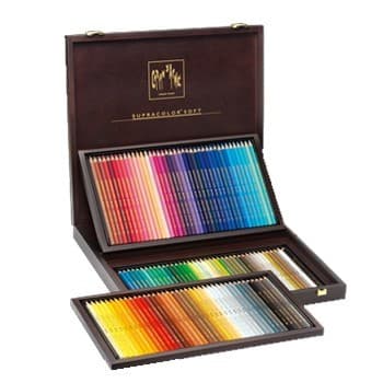 Lápis Cor Caran DAche Pablo  Cx Madeira 120 Cores