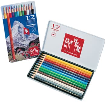 Lapis Cor Caran DAche Prismalo Cx Metalica 12 Cores
