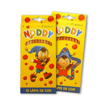 Lapis Cor 18cm Viarco NODDY Cx Cartao 12un