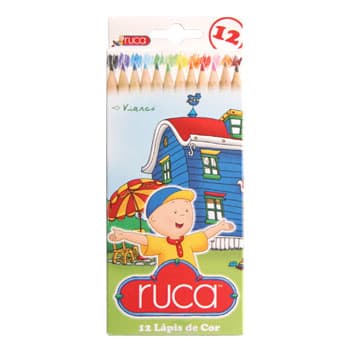 Lapis Cor 18cm Viarco RUCA Cx Cartao 12un