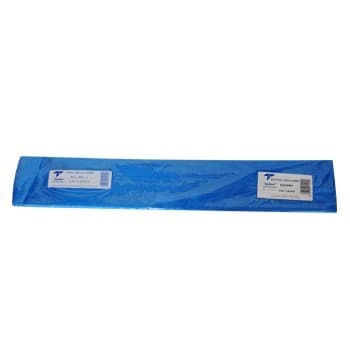 Papel Crepe 50x250cm Rolo Cor Azul Metalizado