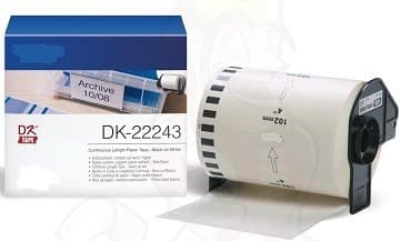 White 102mmX30.48m para  Brother P-Touch QL1000 1050 1060