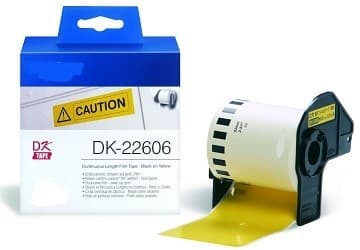 Yellow  62mmX15.24m for Brother P-Touch QL1000 1050 1060