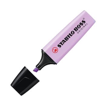 Marcador Fluorescente Stabilo Boss Pastel Violeta 70/155 10u