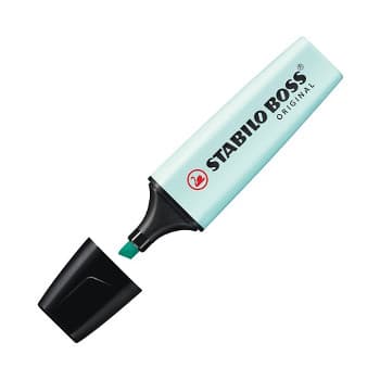 Marcador Fluorescente Stabilo Boss Pastel Turquesa 70/113 10