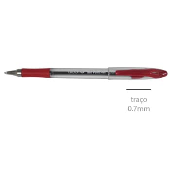 Esferografica Ball Point Grip 0.7mm Vermelho 1 unid
