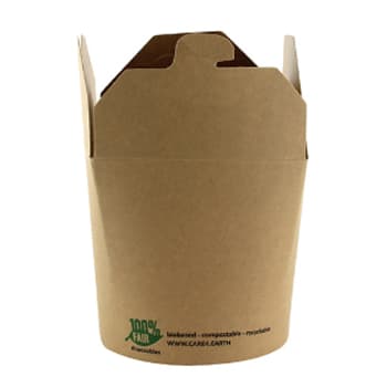 Caixa Cartolina Kraft 9,6x10x8,8cm  (Massas) 760ml-25un