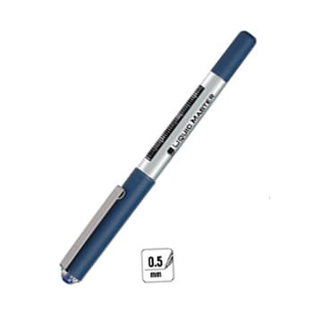 Marcador Roller EK Liquid Master 0.5mm Azul Cx 12un