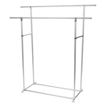 Cabide duplo expositor modelo robusto 145x50x155cm