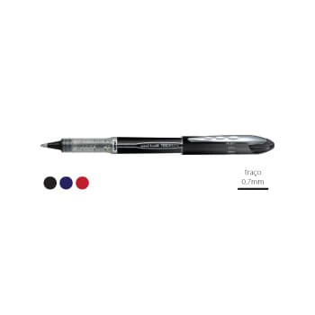 Marcador Uniball  Vision Elite UB205 0,5mm Azul Cx 12un