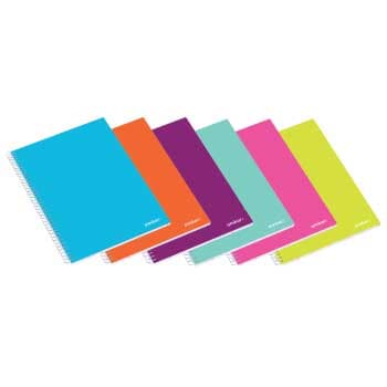 Caderno Espiral Ambar School A4 Quadriculado 80Fls