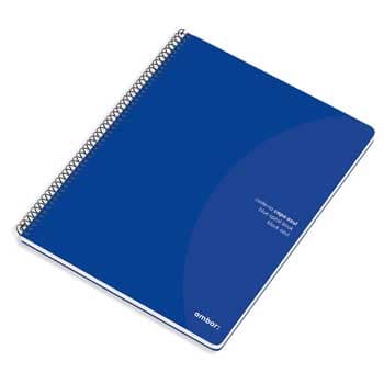 Caderno Espiral Ambar C/Azul A4 Liso 70gr 80Fls