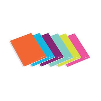 Caderno Espiral Ambar School A5 Quadriculado 80Fls