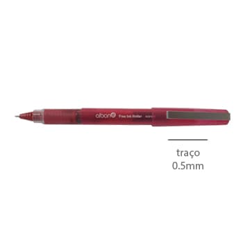 Marcador Needle Point Roller 0,5mm Vermelho - 1un