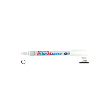 Marcador Permanente Artline EK440 1,2mm Branco