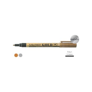 Marcador Permanente Artline EK990 1,2mm Prata