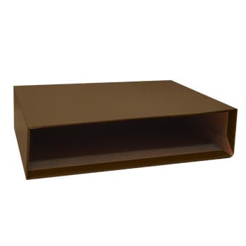 Caixa Cartao Micro p/Pasta Arquivo 200AC 350x290 L80 Castanh