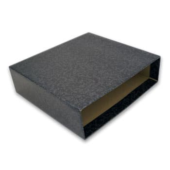 Caixa p/Pasta Arquivo L80 Cartao Micro Marm Preto 310x290