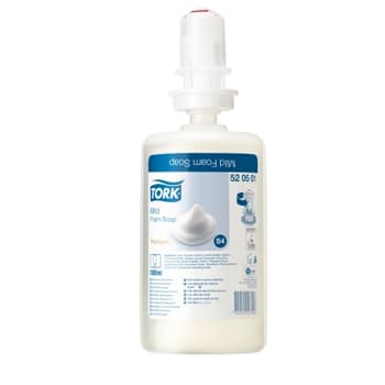Sabonete Espuma Suave TORK S4 1Litro 2500 Servicos Pack 6un