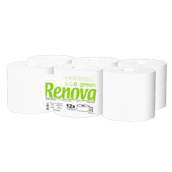 Papel Higienico (Jumbo) 120mts 2Fls Renova Green-12un