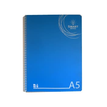 Caderno Espiral A5 Smart Office Capa Plastico Quadriculad