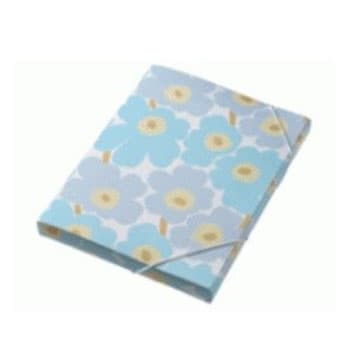Pasta Arquivo Marimekko 4 Argolas R 47mm L53mm Azul 1un