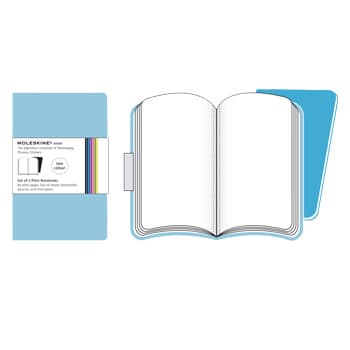Volant de Bolso Liso Moleskine Azul Escuro Pack 2un