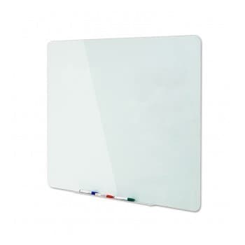 Quadro Vidro Magnético 90x60cm Branco GL070101