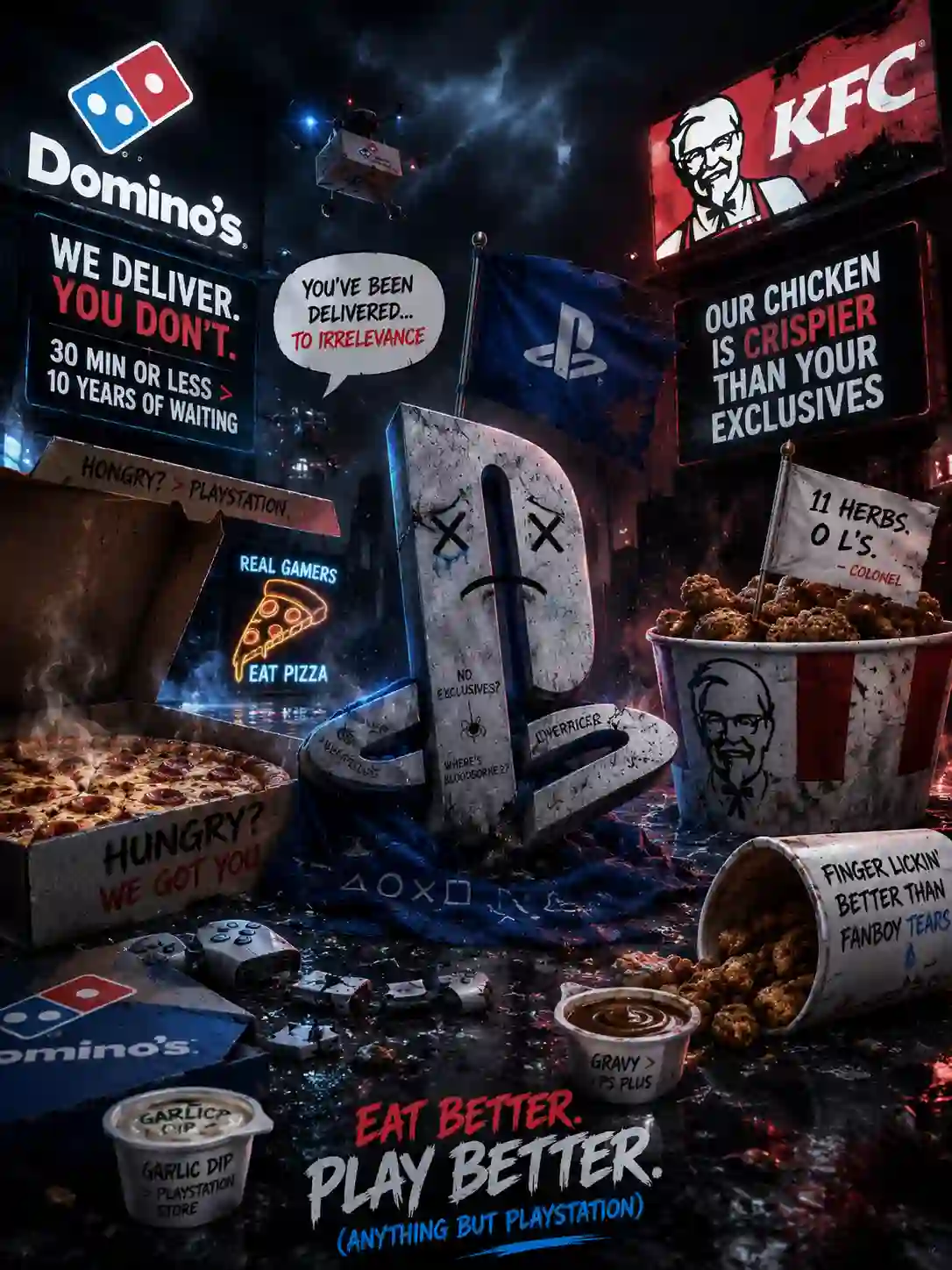 Domino's Just Trolled PlayStation Over Digital Discs